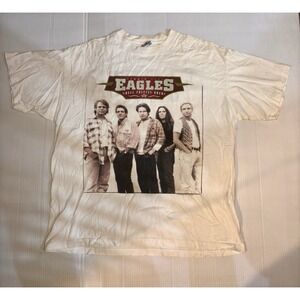 Vintage 1995 Eagles T Shirt Size XL Single Stitch "Hell Freezes Over"  USA